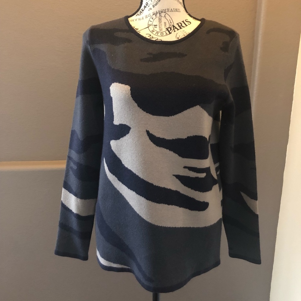 Camo Metric Sweater
